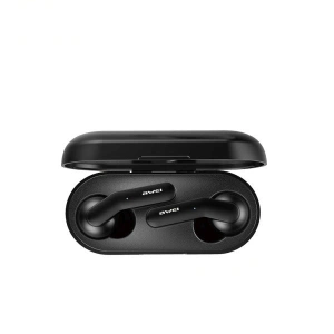 AWEI słuchawki Bluetooth 5.0 T10C TWS + stacja dokująca czarny/black