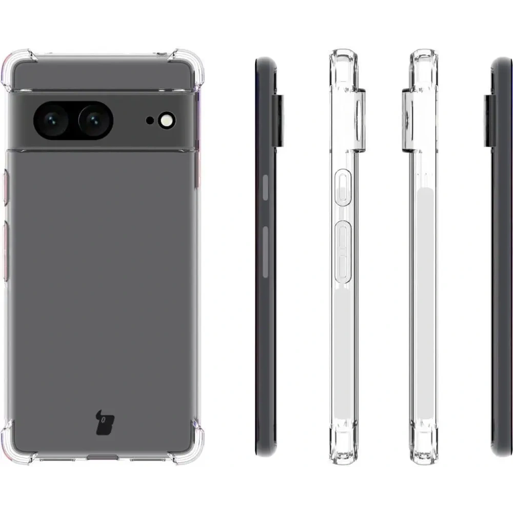 Hurtownia GSM - Bizon Case Clear Pack carcasa + 2x sticlă pentru ecran Google Pixel 7 transparentă - BIZ341 - {ean13} - Hurt