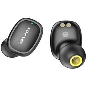 AWEI słuchawki Bluetooth 5.0 T13 TWS + stacja dokująca czarny/black