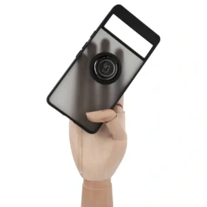 Hurtownia GSM - Bizon Case Hybrid Ring Google Pixel 7 fumurie cu un cadru negru - BIZ342 - {ean13} - Hurt