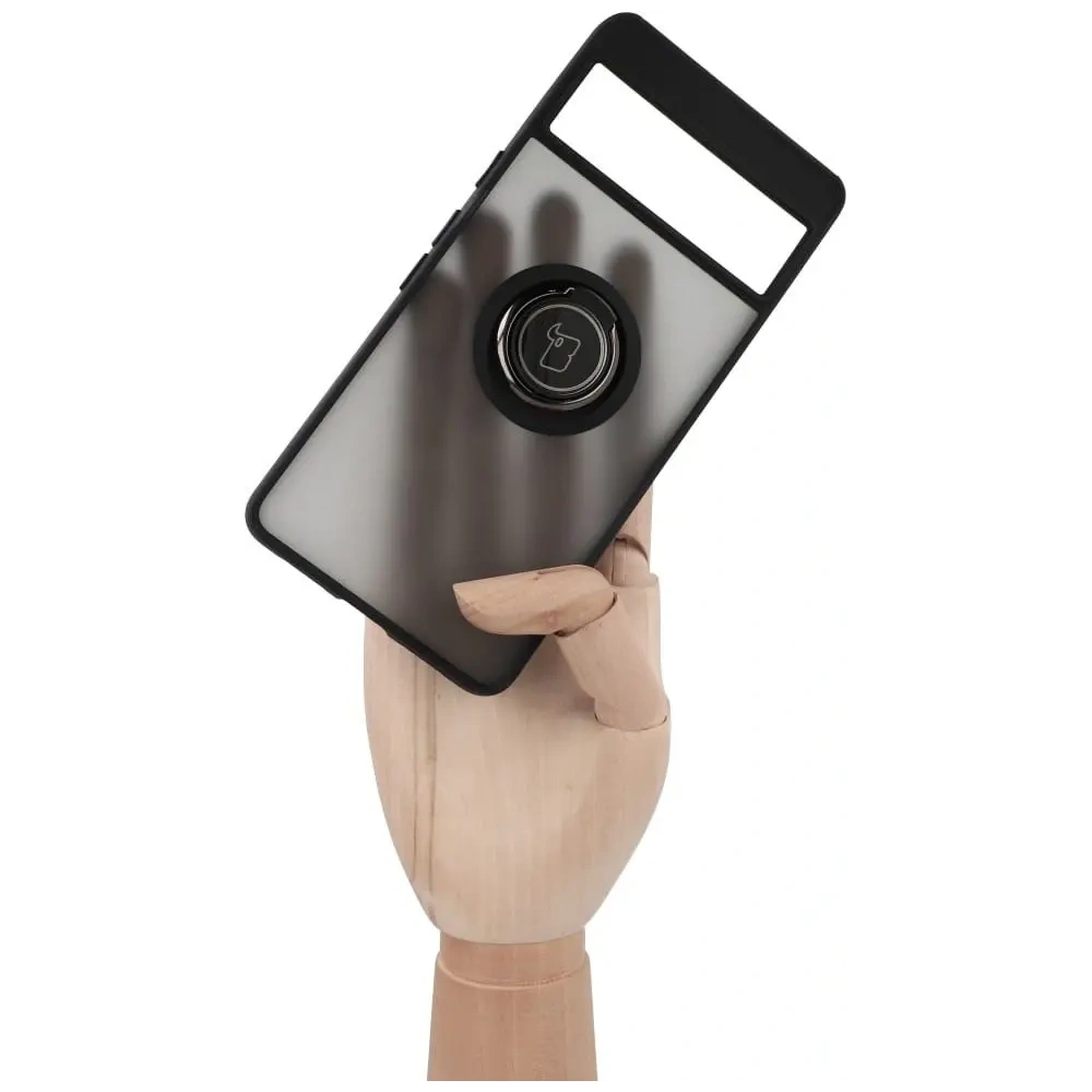 Hurtownia GSM - Bizon Case Hybrid Ring Google Pixel 7 rauchig mit einem schwarzen Rahmen - BIZ342 - {ean13} - Hurt