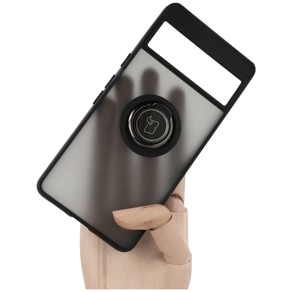 Hurtownia GSM - Bizon Case Hybrid Ring Google Pixel 7 rauchig mit einem schwarzen Rahmen - BIZ342 - {ean13} - Hurt