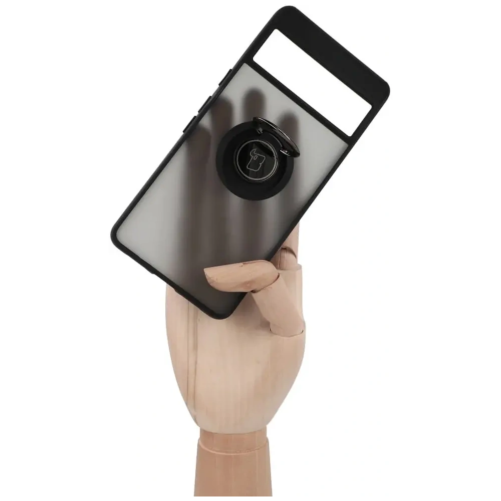 Hurtownia GSM - Bizon Case Hybrid Ring Google Pixel 7 rauchig mit einem schwarzen Rahmen - BIZ342 - {ean13} - Hurt