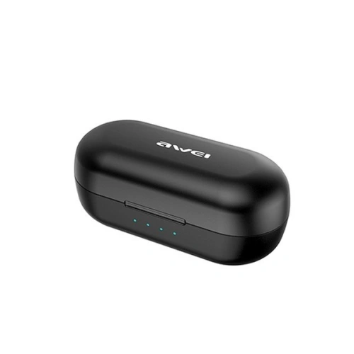 AWEI słuchawki Bluetooth 5.0 T13 TWS + stacja dokująca czarny/black