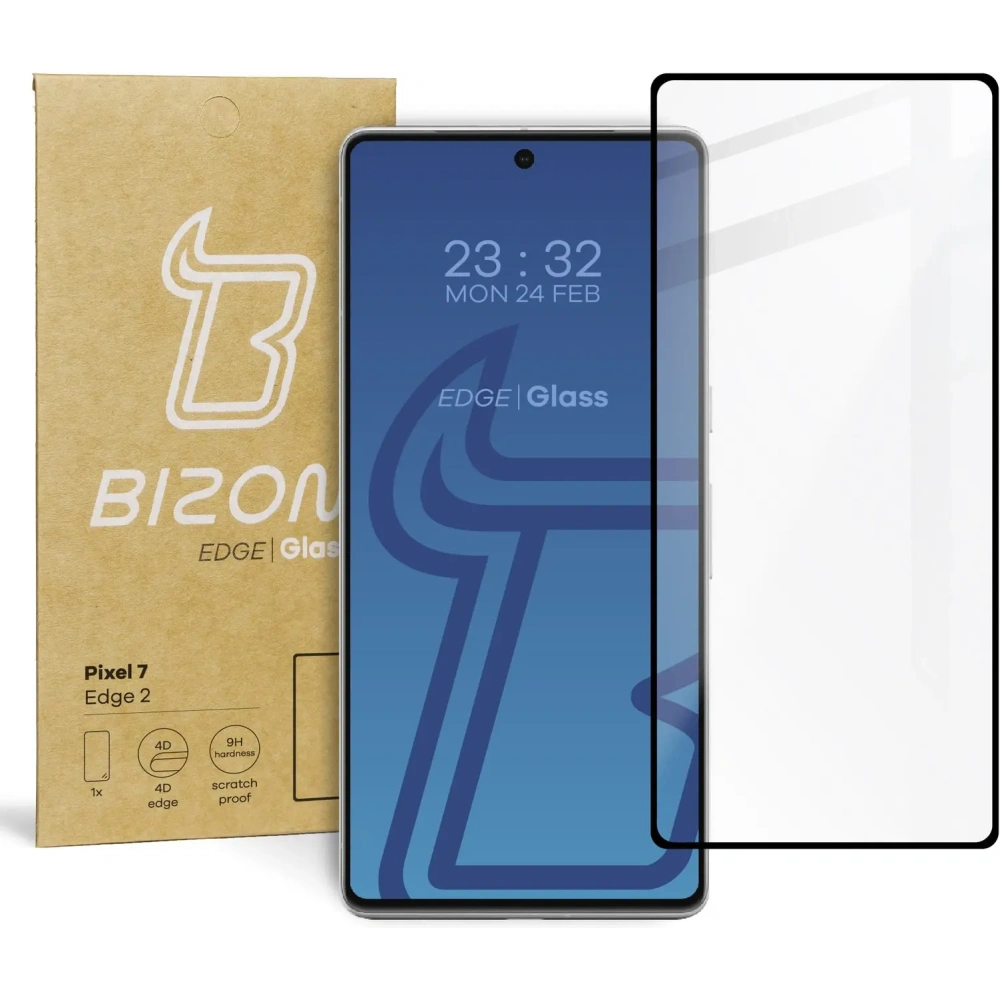 Hurtownia GSM - Bizon Glass Edge 2 Pixel 7 schwarz - BIZ344 - {ean13} - Hurt