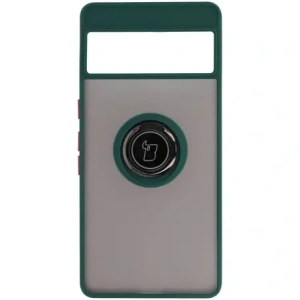 Hurtownia GSM - Bizon Case Hybrid Ring Google Pixel 7 Pro rauchig mit einem dunkelgrünen Rahmen - BIZ347 - {ean13} - Hurt