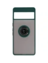 Wholesale Bizon Case Hybrid Ring Google Pixel 7 Pro smoky with a dark green frame - BIZ347 - {ean13} - Hurt