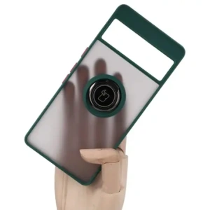 Hurtownia GSM - Bizon Case Hybrid Ring Google Pixel 7 Pro rauchig mit einem dunkelgrünen Rahmen - BIZ347 - {ean13} - Hurt