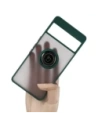 Wholesale Bizon Case Hybrid Ring Google Pixel 7 Pro smoky with a dark green frame - BIZ347 - {ean13} - Hurt