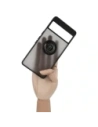 Bizon Case Hybrid Ring Google Pixel 7 Pro smoky with a black frame