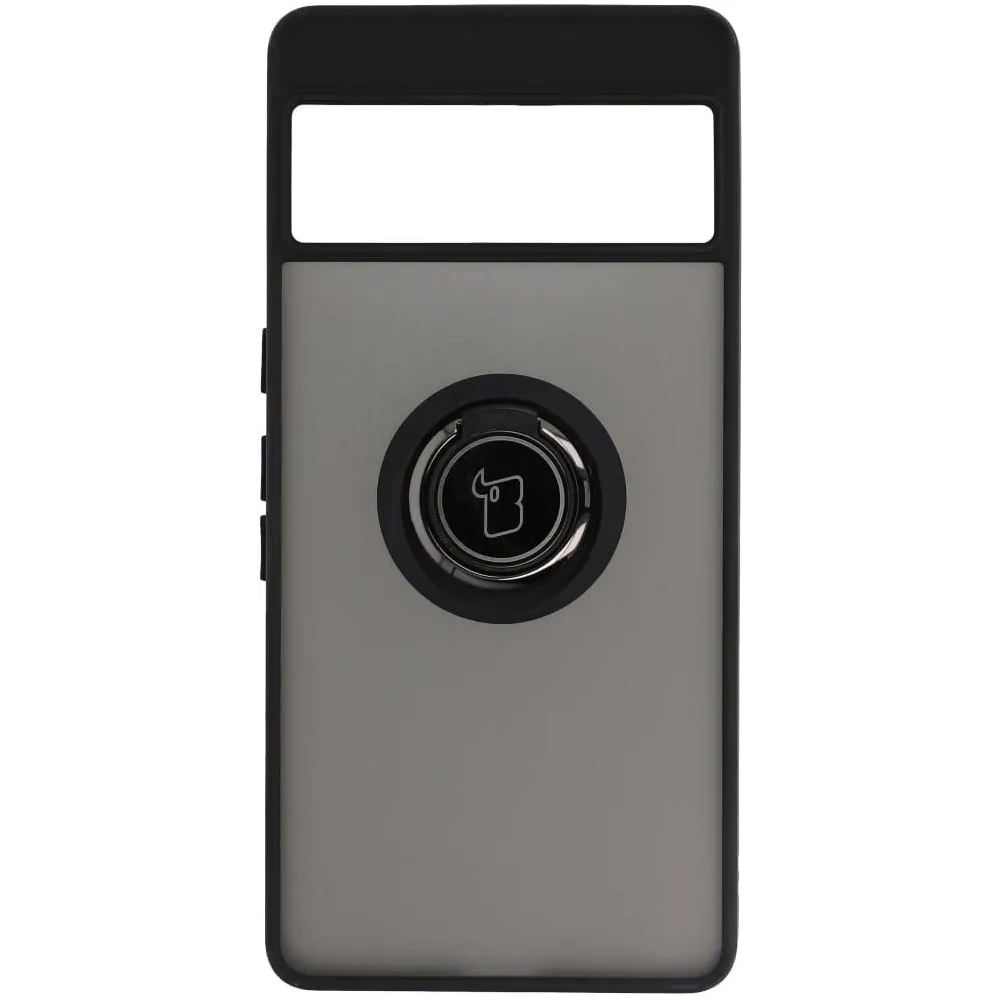 Hurtownia GSM - Etui z uchwytem na palec Bizon Case Hybrid Ring do Google Pixel 7 Pro przydymione z czarną ramką - BIZ349 - {ean13} - Hurt