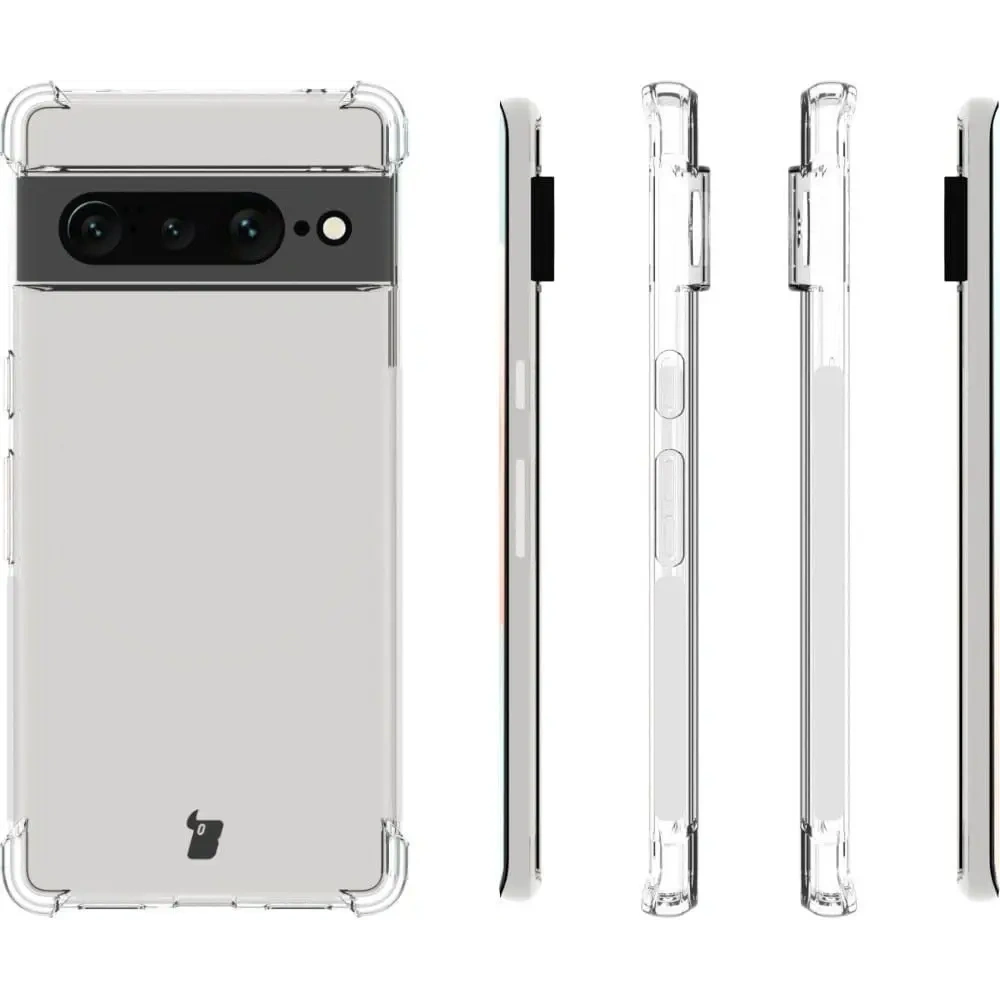 Hurtownia GSM - Etui + 2x folia Bizon Case Clear Pack do Google Pixel 7 Pro przezroczyste - BIZ350 - {ean13} - Hurt