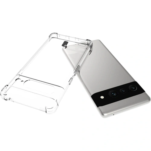 Etui + 2x folia Bizon Case Clear Pack do Google Pixel 7 Pro przezroczyste