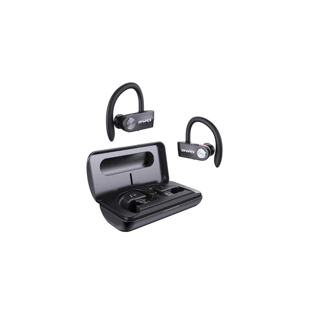 Hurtownia GSM - AWEI słuchawki Bluetooth 5.0 T22 TWS + stacja dokująca/power bank 1500mAh czarny/black - AWEI015BLK - {ean13} - Hurt
