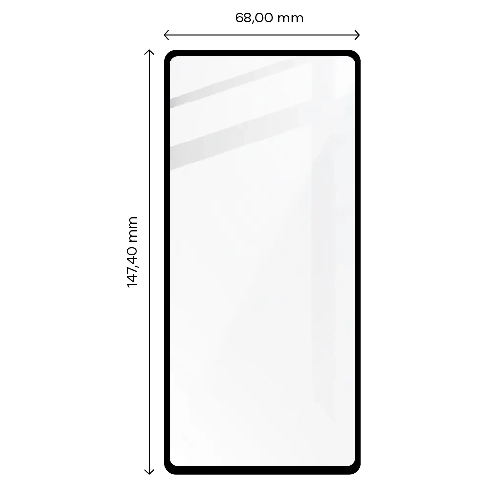 Wholesale Bizon Glass Edge 2 Pixel 7A black - BIZ355 - {ean13} - Hurt