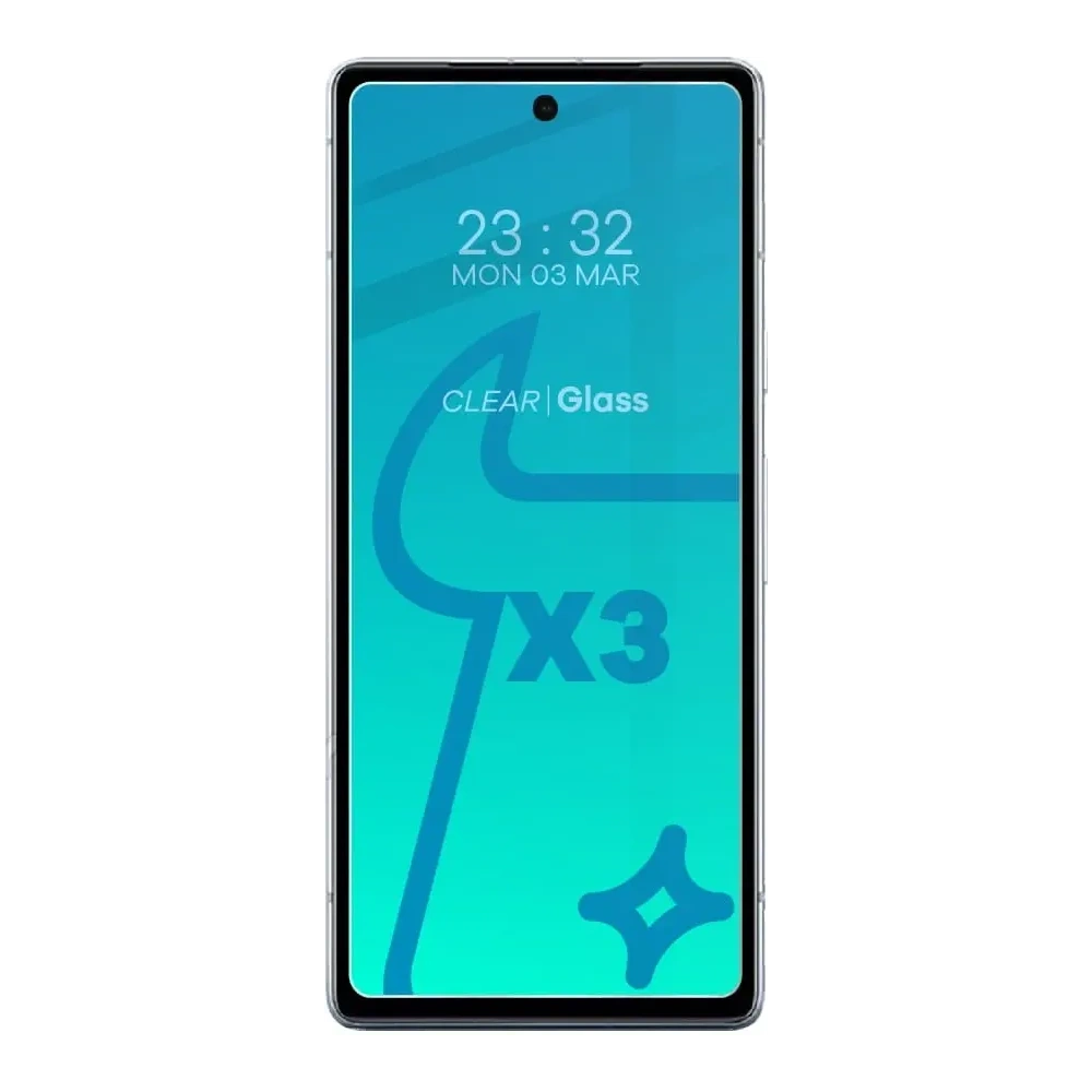 Wholesale BIZON Clear 3x screen glass + camera glass Pixel 7A - BIZ356 - {ean13} - Hurt