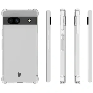 Wholesale Bizon Case Clear Pack case + 2x screen glass + lens glass Google Pixel 7A clear - BIZ358 - {ean13} - Hurt