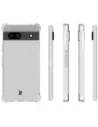 Hurtownia GSM - Caz Bizon Clear Pack + 2x sticlă de ecran + sticlă de lentilă Google Pixel 7A clar - BIZ358 - {ean13} - Hurt