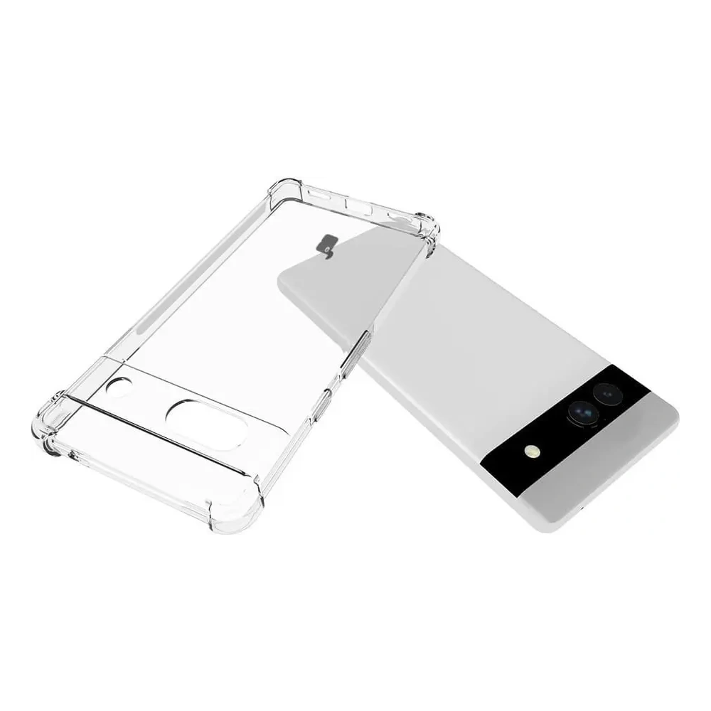 Hurtownia GSM - Caz Bizon Clear Pack + 2x sticlă de ecran + sticlă de lentilă Google Pixel 7A clar - BIZ358 - {ean13} - Hurt