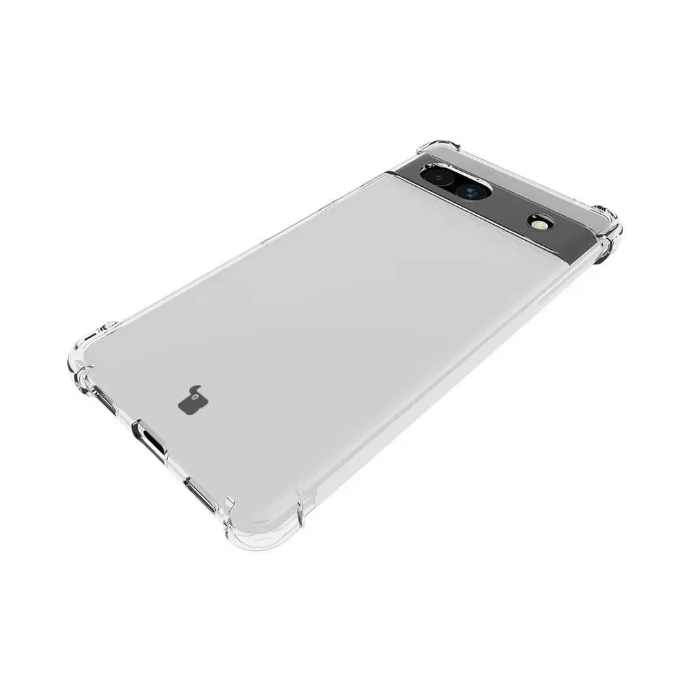 Hurtownia GSM - Caz Bizon Clear Pack + 2x sticlă de ecran + sticlă de lentilă Google Pixel 7A clar - BIZ358 - {ean13} - Hurt