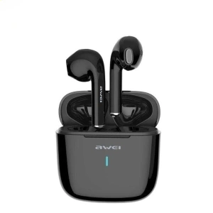 AWEI Bluetooth-Kopfhörer 5.0 T26 TWS + Dockingstation schwarz/black
