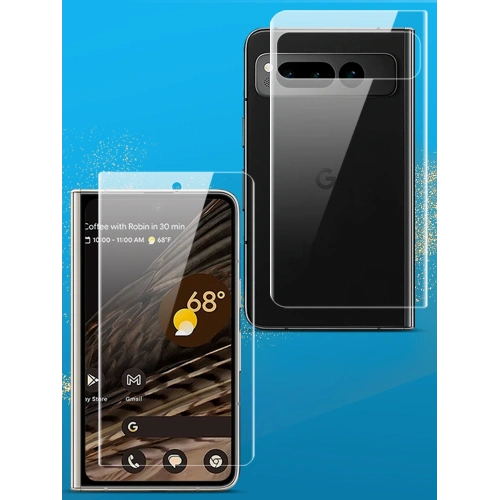 Folia hydrożelowa na tył i przód Bizon Glass Hydrogel Pixel Fold