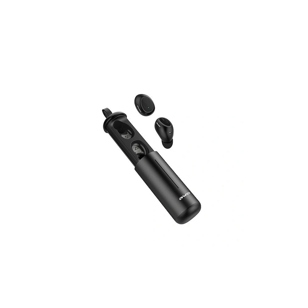 Hurtownia GSM - AWEI słuchawki Bluetooth 5.0 T55 TWS + stacja dokująca czarny/black - AWEI017BLK - {ean13} - Hurt