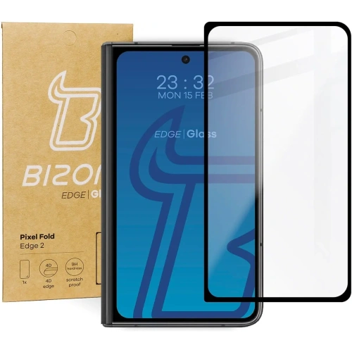 Szkło hartowane Bizon Glass Edge 2 do Pixel Fold czarne