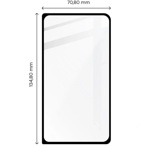 Szkło hartowane Bizon Glass Edge 2 do Pixel Fold czarne