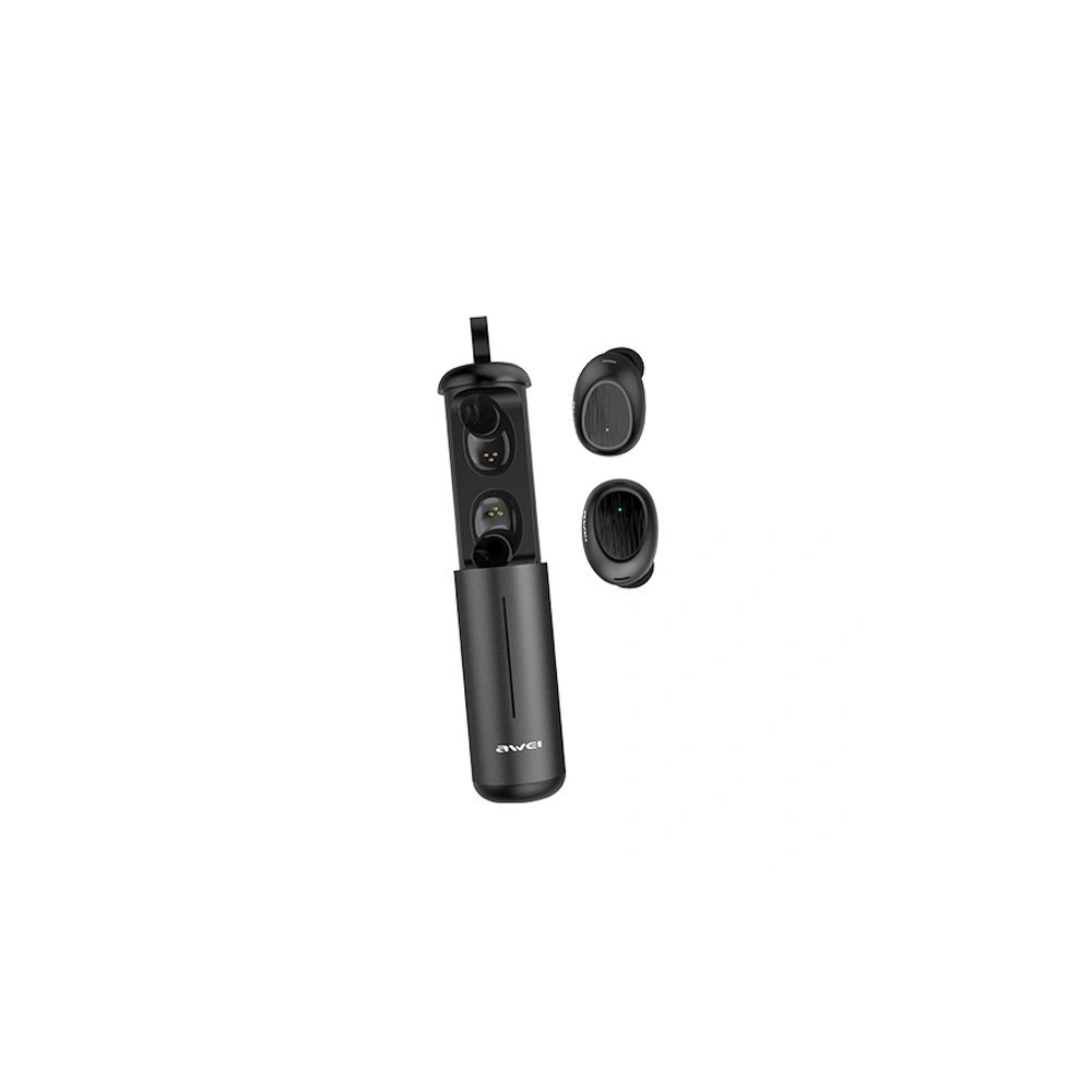 Hurtownia GSM - AWEI słuchawki Bluetooth 5.0 T55 TWS + stacja dokująca czarny/black - AWEI017BLK - {ean13} - Hurt