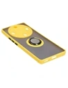 Wholesale Bizon Case Hybrid Ring Honor Magic5 Lite smoky with a yellow frame - BIZ373 - {ean13} - Hurt