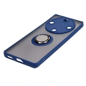 Hurtownia GSM - Bizon Case Hybrid Ring Honor Magic5 Lite fumuriu cu cadru bleu marin - BIZ375 - {ean13} - Hurt