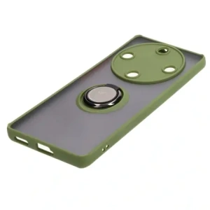Hurtownia GSM - Bizon Caz Hibrid Ring Honor Magic5 Lite fumuriu cu un cadru verde - BIZ376 - {ean13} - Hurt