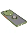 Wholesale Bizon Case Hybrid Ring Honor Magic5 Lite smoky with a green frame - BIZ376 - {ean13} - Hurt
