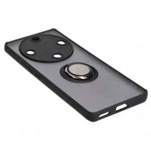 Hurtownia GSM - Pouzdro s úchopem na prst Bizon Case Hybrid Ring pro Honor Magic5 Lite kouřové s černým rámečkem - BIZ378 - {ean13} - Hurt