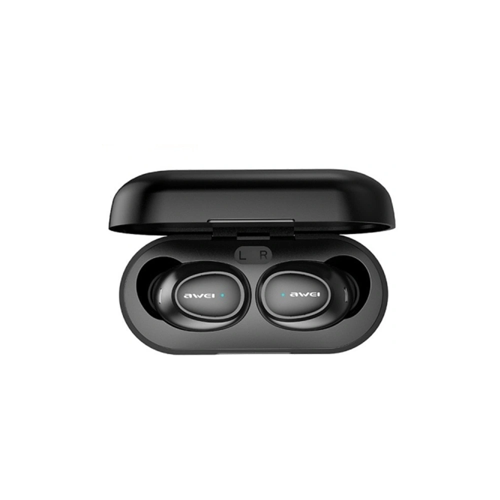 Hurtownia GSM - AWEI słuchawki Bluetooth 5.0 T6 TWS + stacja dokująca czarny/black - AWEI018BLK - {ean13} - Hurt