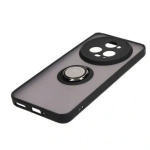 Hurtownia GSM - Bizon Case Hybrid Ring Honor Magic5 Pro fumuriu cu un cadru negru - BIZ381 - {ean13} - Hurt