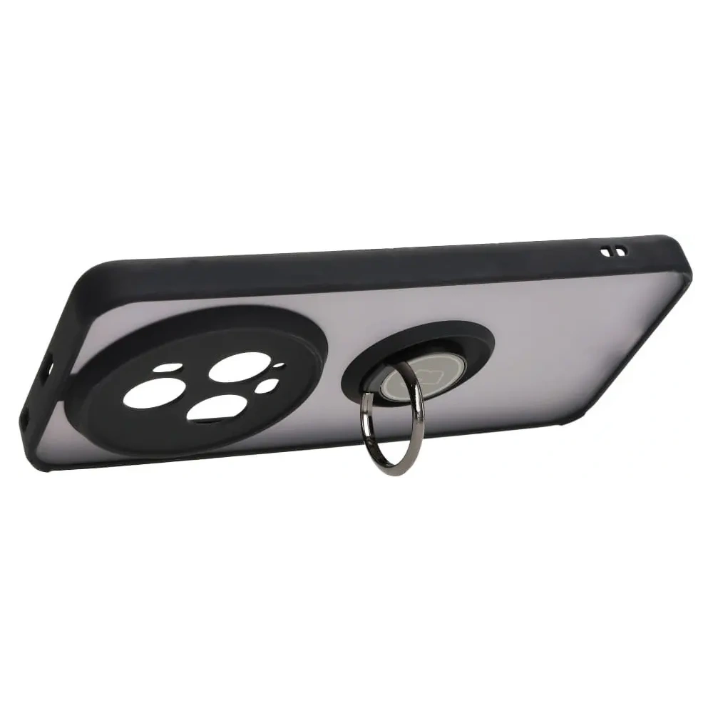 Wholesale Bizon Case Hybrid Ring Honor Magic5 Pro smoky with a black frame - BIZ381 - {ean13} - Hurt