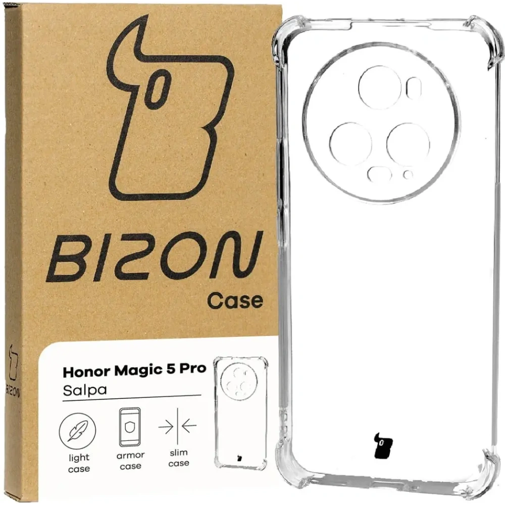 Wholesale Bizon Case Salpa Honor Magic5 Pro clear - BIZ382 - {ean13} - Hurt