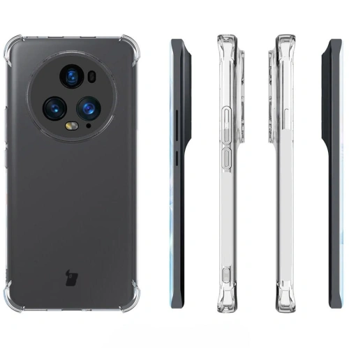 Elastyczne etui Bizon Case Salpa do Honor Magic5 Pro przezroczyste