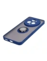 Hurtownia GSM - Etui z uchwytem na palec Bizon Case Hybrid Ring do Honor Magic5 Pro przydymione z granatową ramką - BIZ383 - {ean13} - Hurt