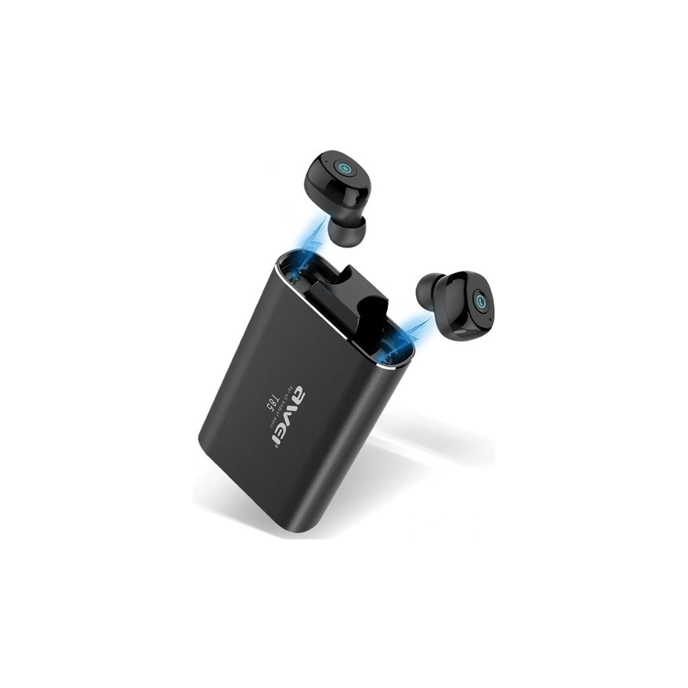 Wholesale AWEI Wireless In-Ear Earphones Bluetooth 5.0 T85 TWS with Powerbank 1800mAh black - AWEI019BLK - {ean13} - Hurt
