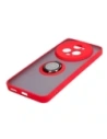 Hurtownia GSM - Etui z uchwytem na palec Bizon Case Hybrid Ring do Honor Magic5 Pro przydymione z czerwoną ramką - BIZ384 - {ean13} - Hurt