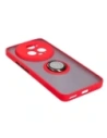 Hurtownia GSM - Etui z uchwytem na palec Bizon Case Hybrid Ring do Honor Magic5 Pro przydymione z czerwoną ramką - BIZ384 - {ean13} - Hurt