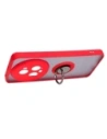 Hurtownia GSM - Etui z uchwytem na palec Bizon Case Hybrid Ring do Honor Magic5 Pro przydymione z czerwoną ramką - BIZ384 - {ean13} - Hurt