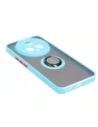 Hurtownia GSM - Etui z uchwytem na palec Bizon Case Hybrid Ring do Honor Magic5 Pro przydymione z jasnoniebieską ramką - BIZ385 - {ean13} - Hurt