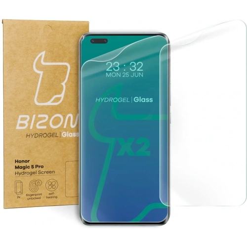 Folia hydrożelowa na ekran Bizon Glass Hydrogel do Honor Magic5 Pro [2 PACK]