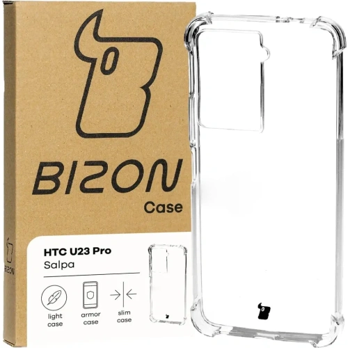 Elastyczne etui Bizon Case Salpa do HTC U23 Pro przezroczyste