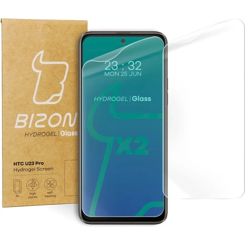 Folia hydrożelowa na ekran Bizon Glass Hydrogel do HTC U23 Pro [2 PACK]