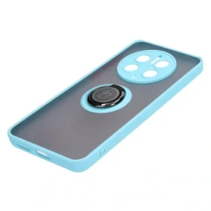 Hurtownia GSM - Bizon Case Hybrid Ring Huawei Mate 50 Pro fumuriu cu un cadru albastru deschis - BIZ392 - {ean13} - Hurt